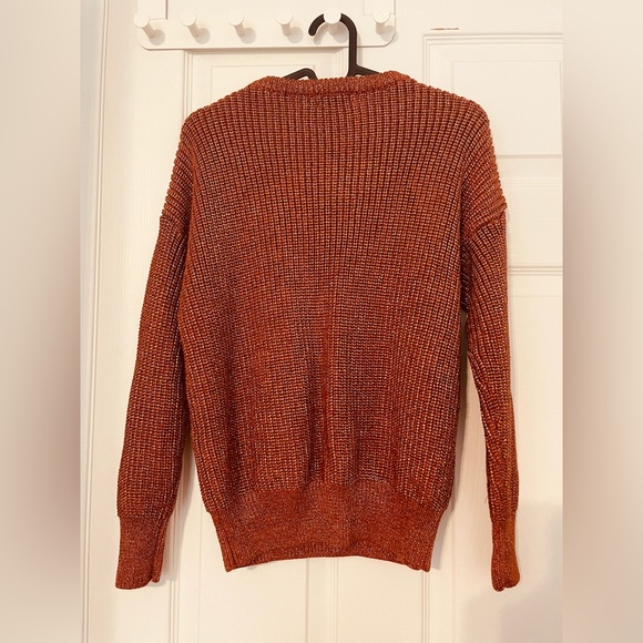 NWOT American Apparel Metallic Fisherman Sweater Pullover - Picture 6 of 6